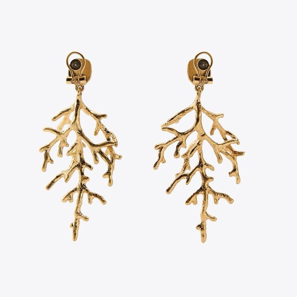 Zara Coral Stone Earrings - Picture 7 of 8